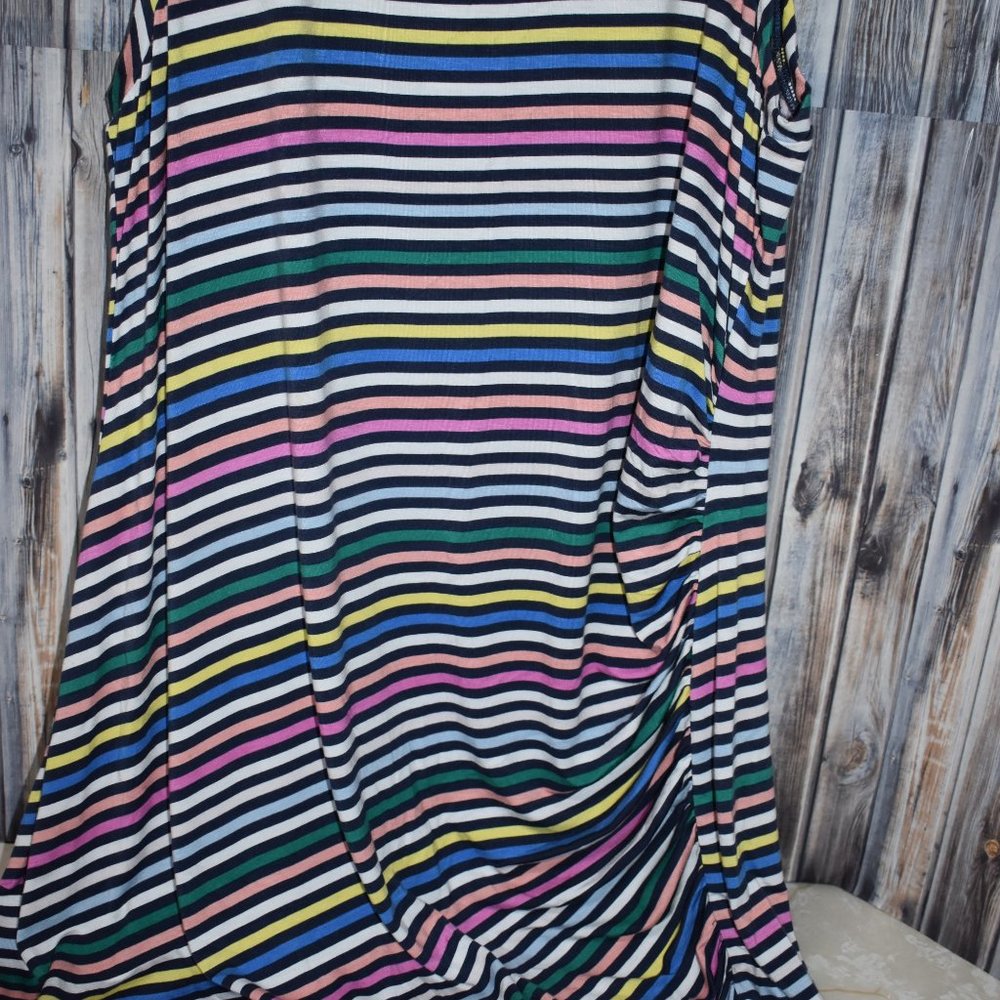 Love Fire Side Shirred Asymmetrical Hem Dress New